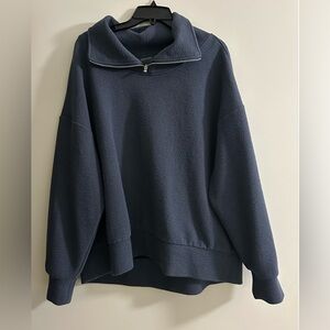 CALIA by Carrie Underwood Blue Crew Neck Sweater